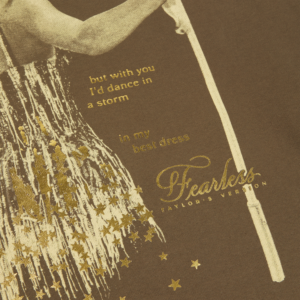 Fearless (Taylor's Version) Dance In a Storm Hoodie Detail 1