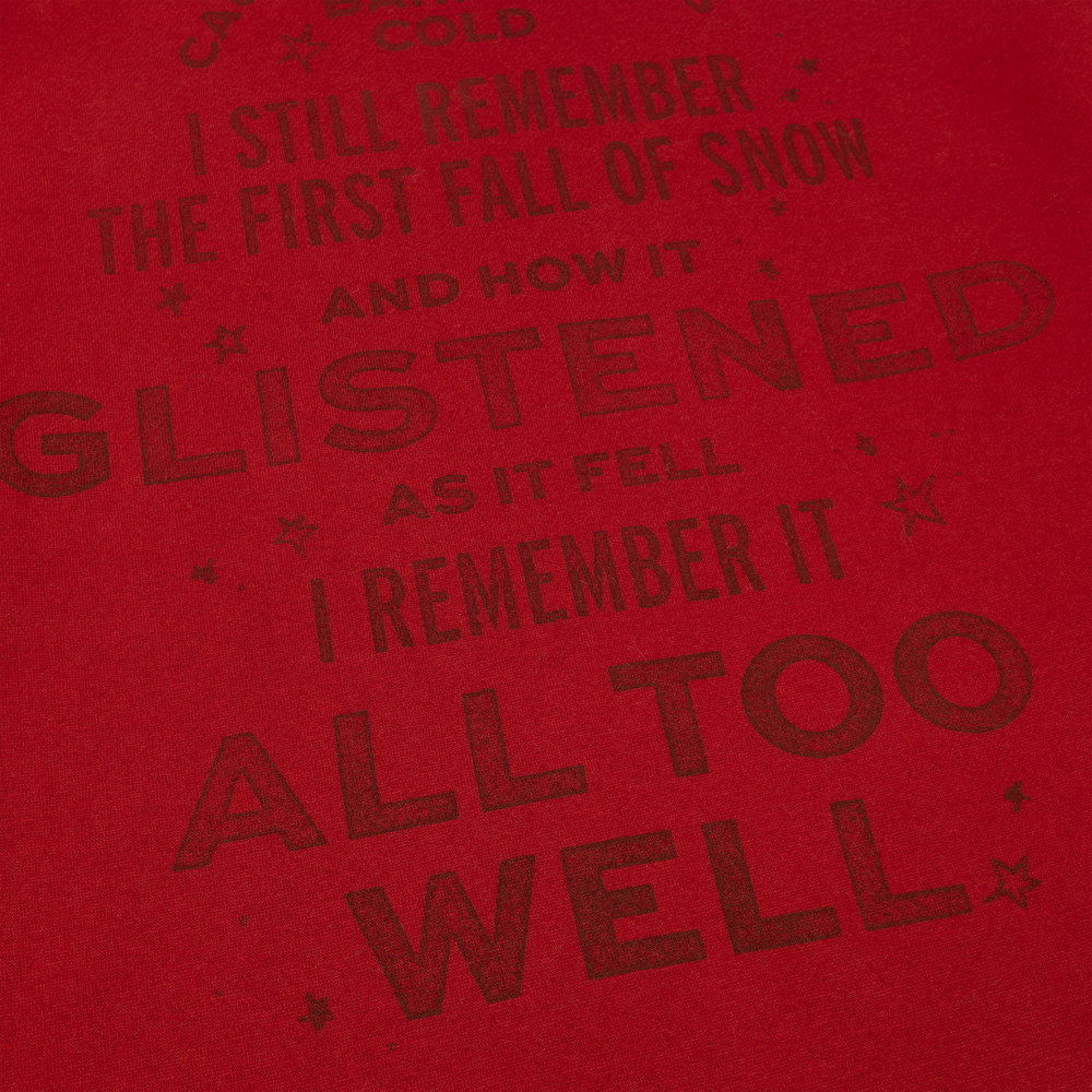 Red (Taylor's Version) I Remember It All Too Well Zip Polo Detail