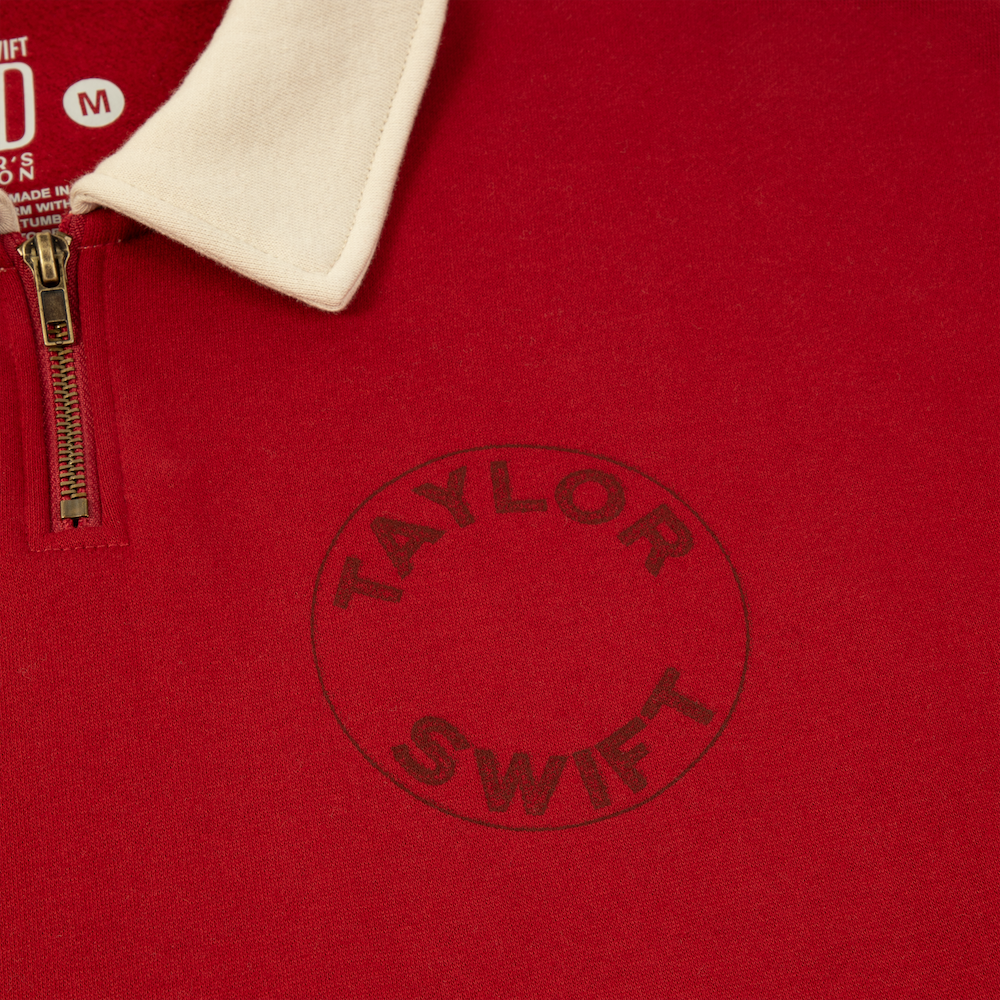 Red (Taylor's Version) I Remember It All Too Well Zip Polo Detail 2