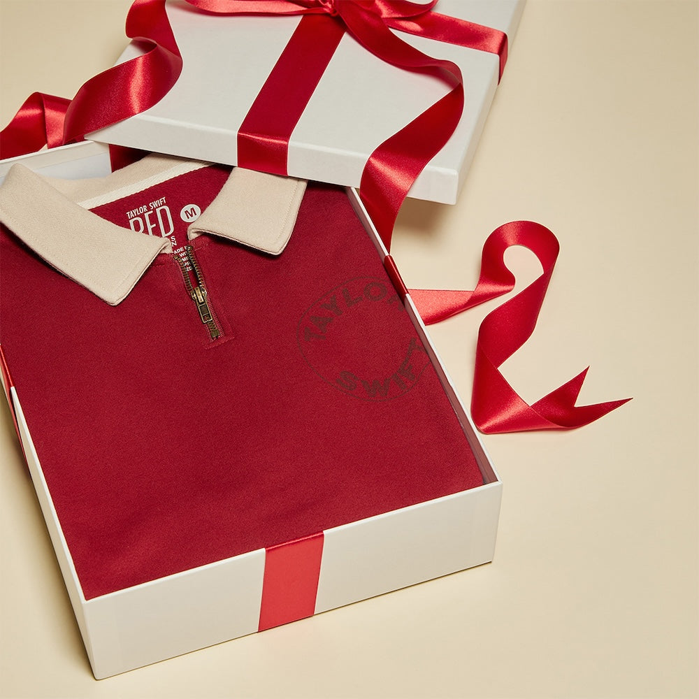Red (Taylor's Version) I Remember It All Too Well Zip Polo in gift box