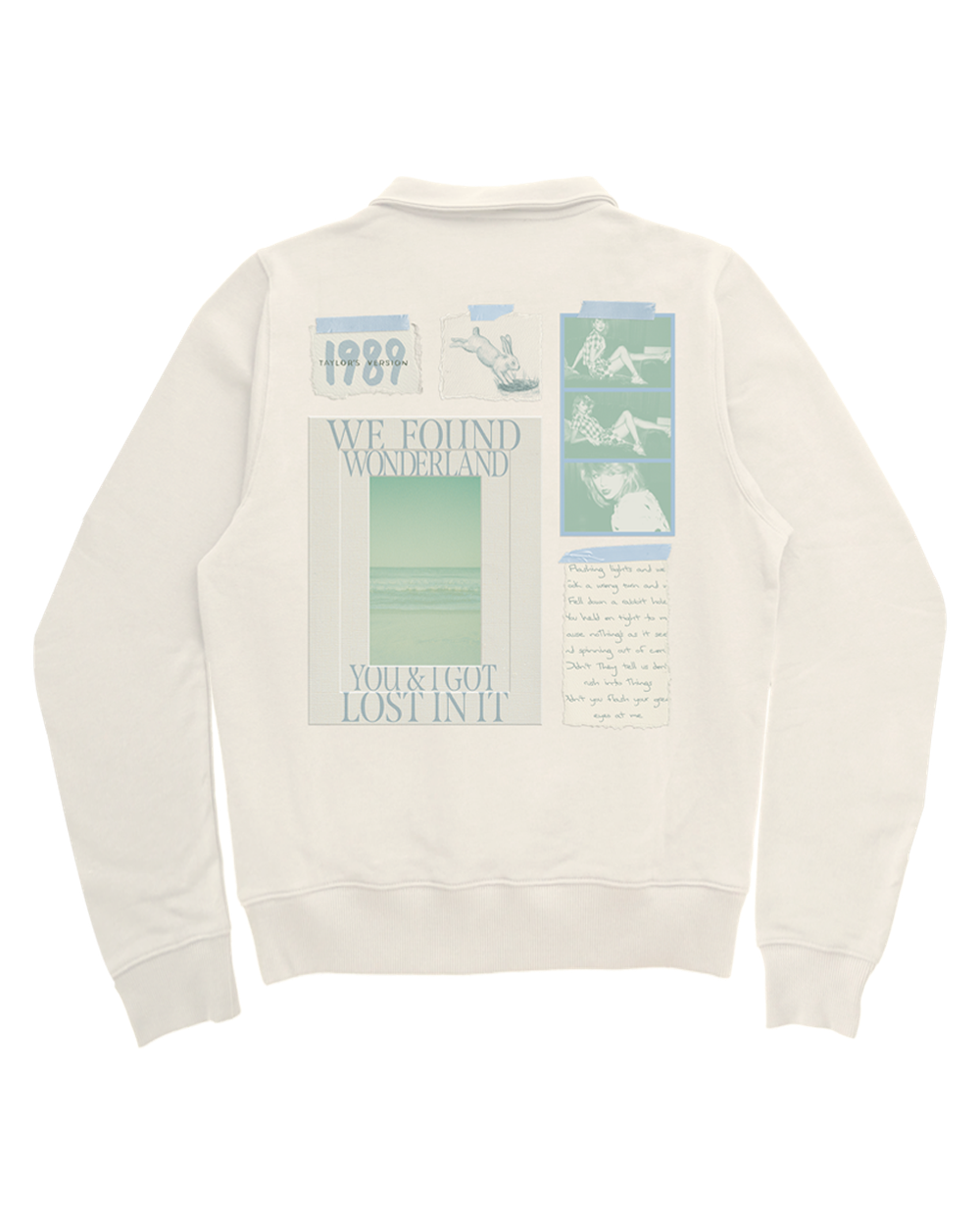 We Found Wonderland Quarter Zip Pullover﻿ Back