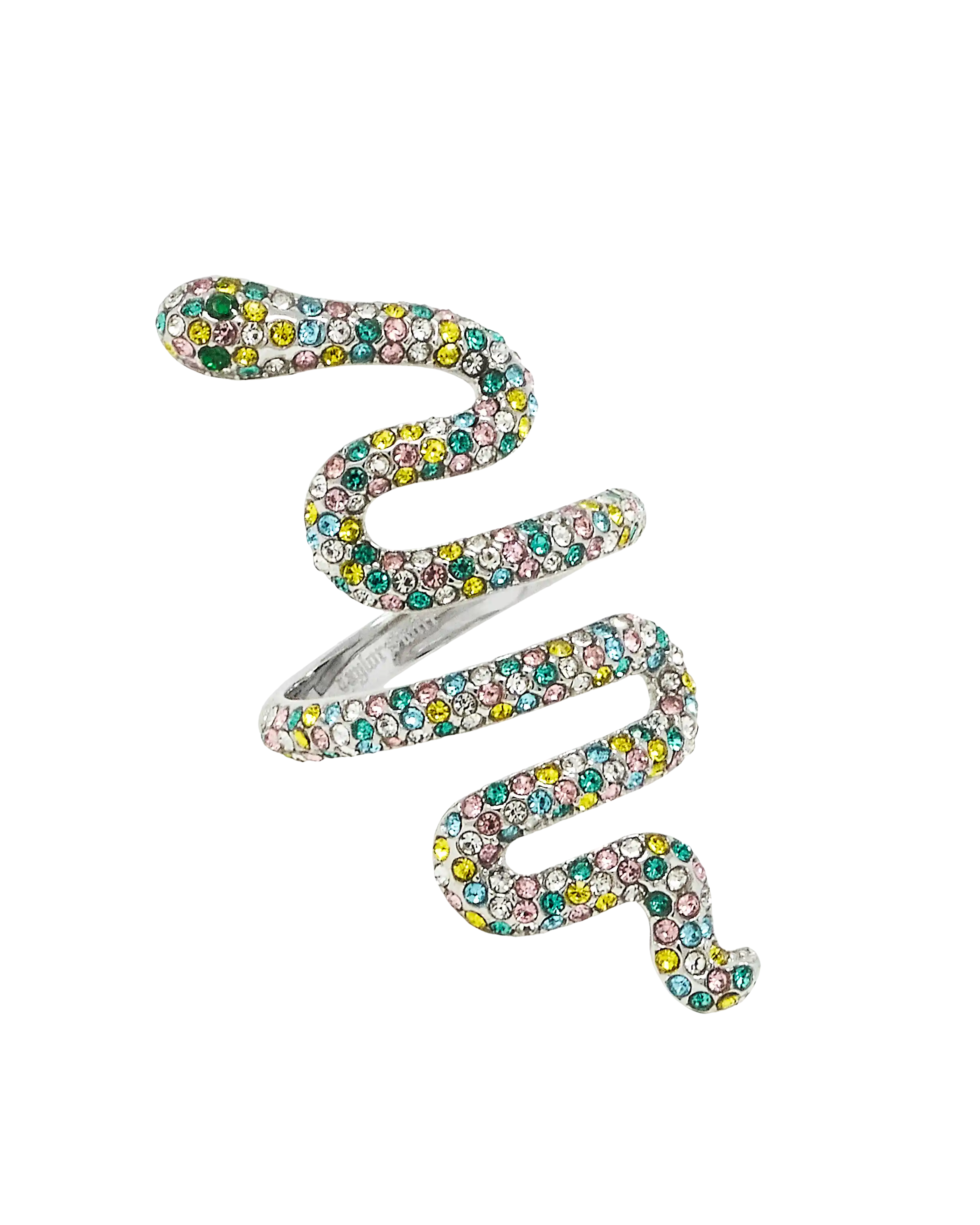 Reputation Multicolor Snake Ring Front