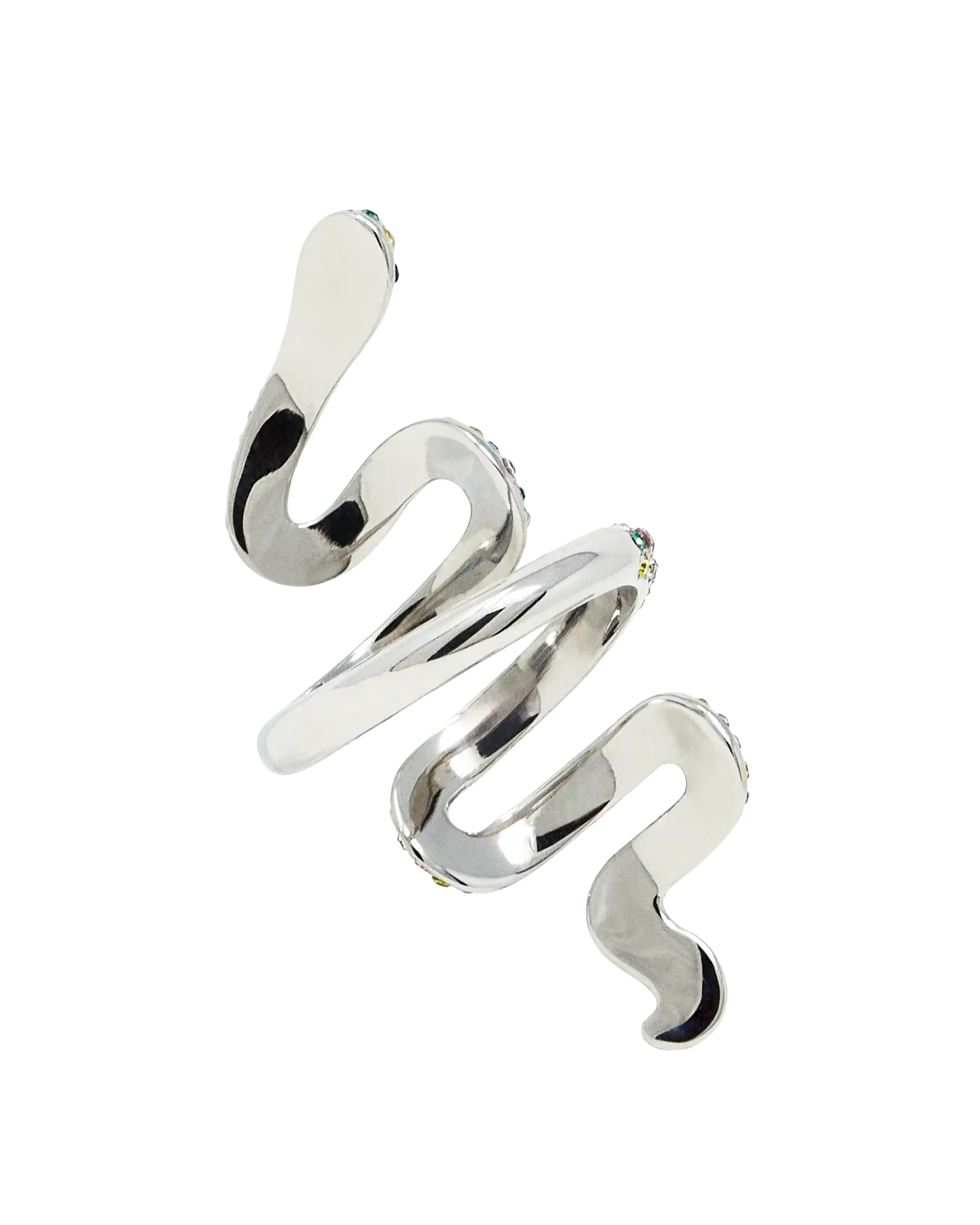Reputation Multicolor Snake Ring Front