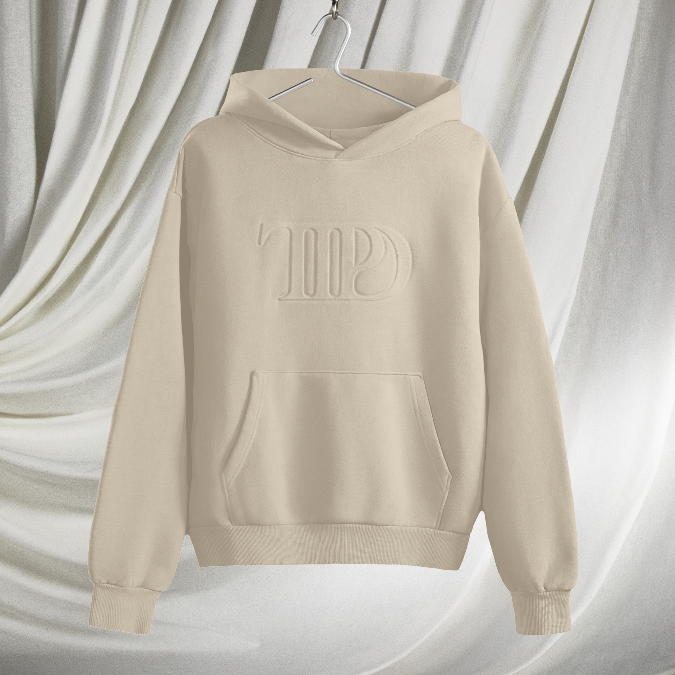 The Tortured Poets Department Beige Hoodie lifestyle