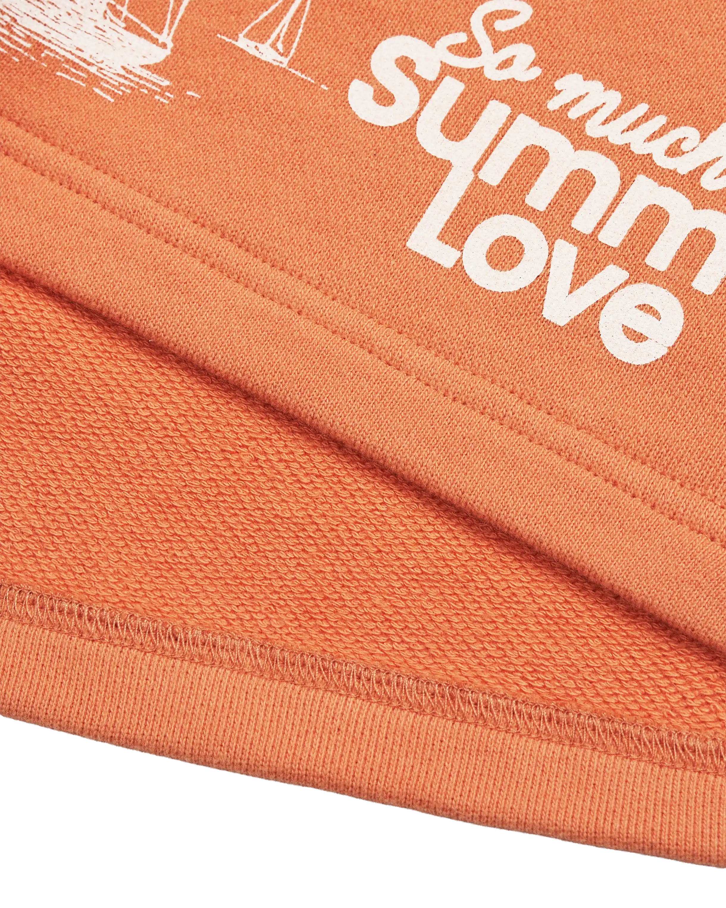 So Much for Summer Love Sweat Shorts Detail