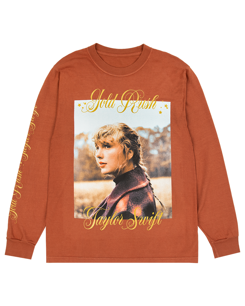 Taylor Swift Gold Rush Long Sleeve Front