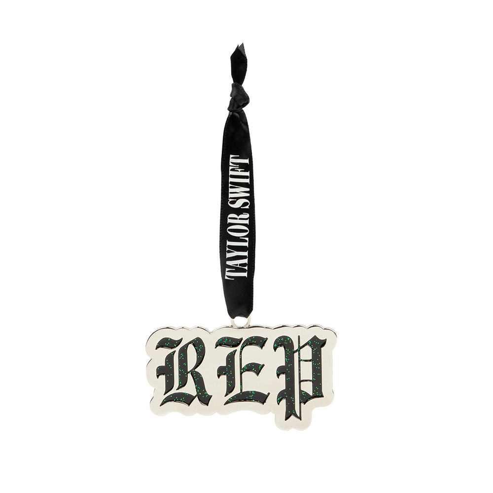 Rep Black Glitter Ornament﻿ Front