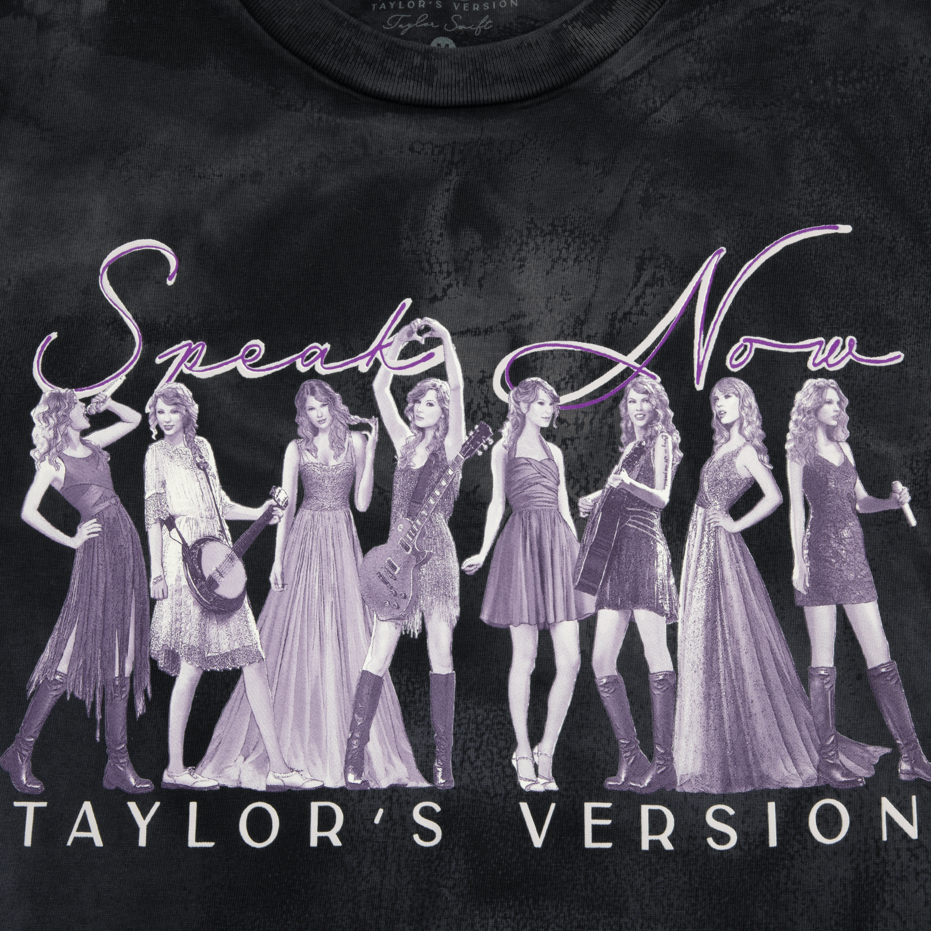 Speak Now (Taylor's Version) Eras Tie Dye T-Shirt Front Detail