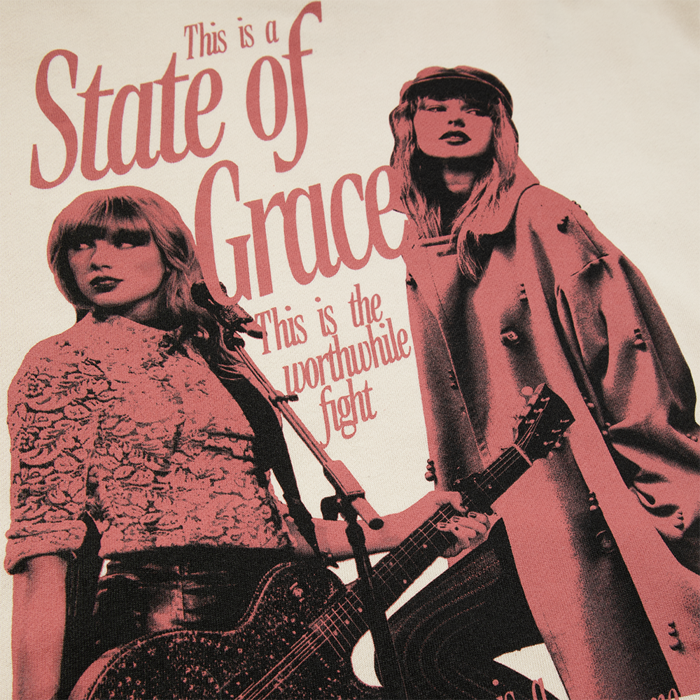 Red (Taylor's Version) State Of Grace Hoodie - Back Detail