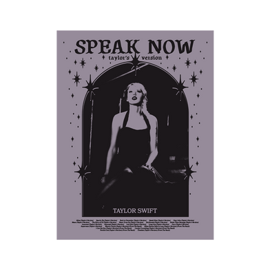 Speak Now Taylor's Version Tracklist Poster