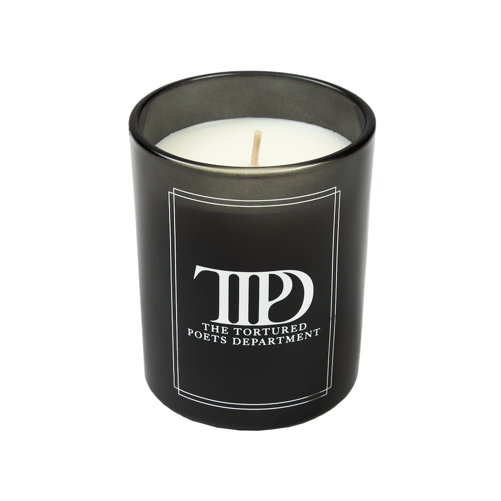 The Tortured Poets Department Candle Front