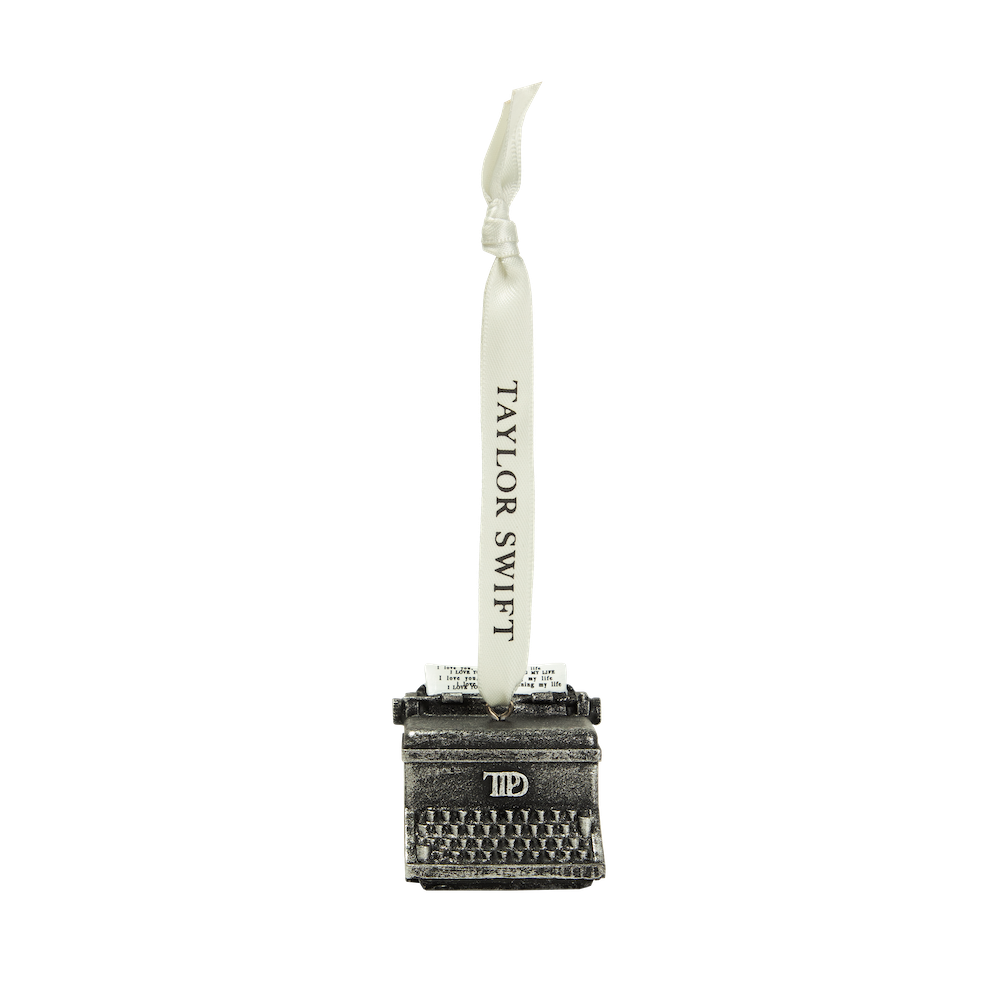 TTPD Typewriter Ornament Front