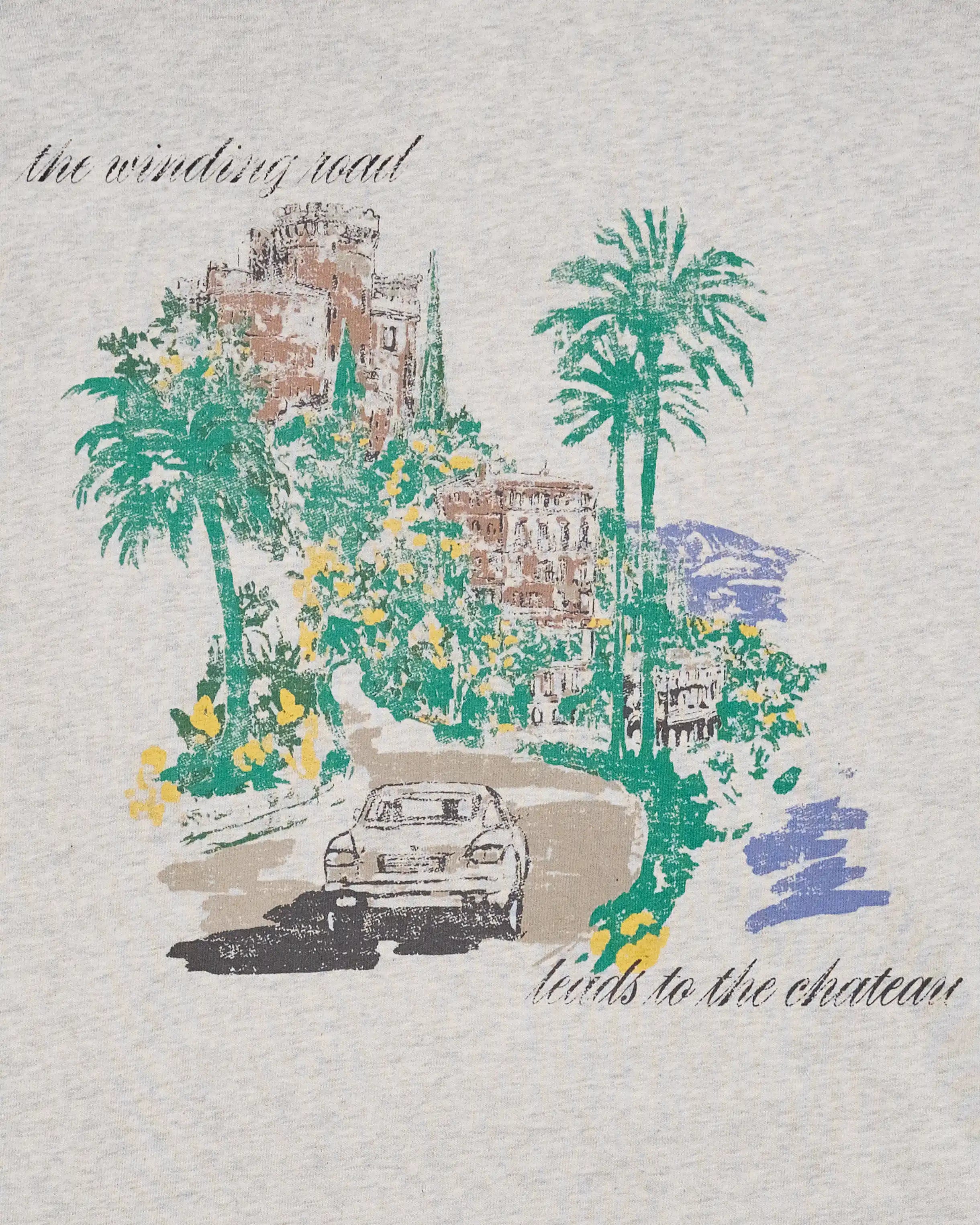The Winding Road Leads to the Chateau Rugby Detail