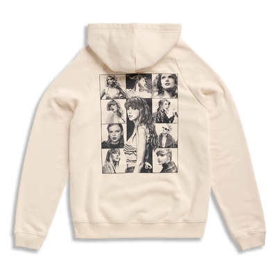 Taylor Swift The Eras International Tour Beige Hoodie Back