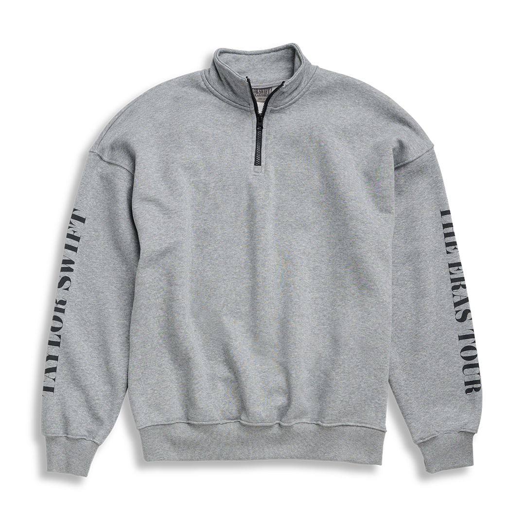 Taylor Swift The Eras International Tour Grey Quarter Zip Taylor Swift Official AU Store Taylor Swift Official Store AU