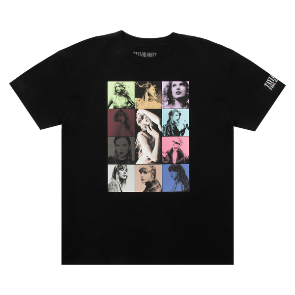 Taylor Swift The Eras II Tour Black T-Shirt | Taylor Swift Official AU ...