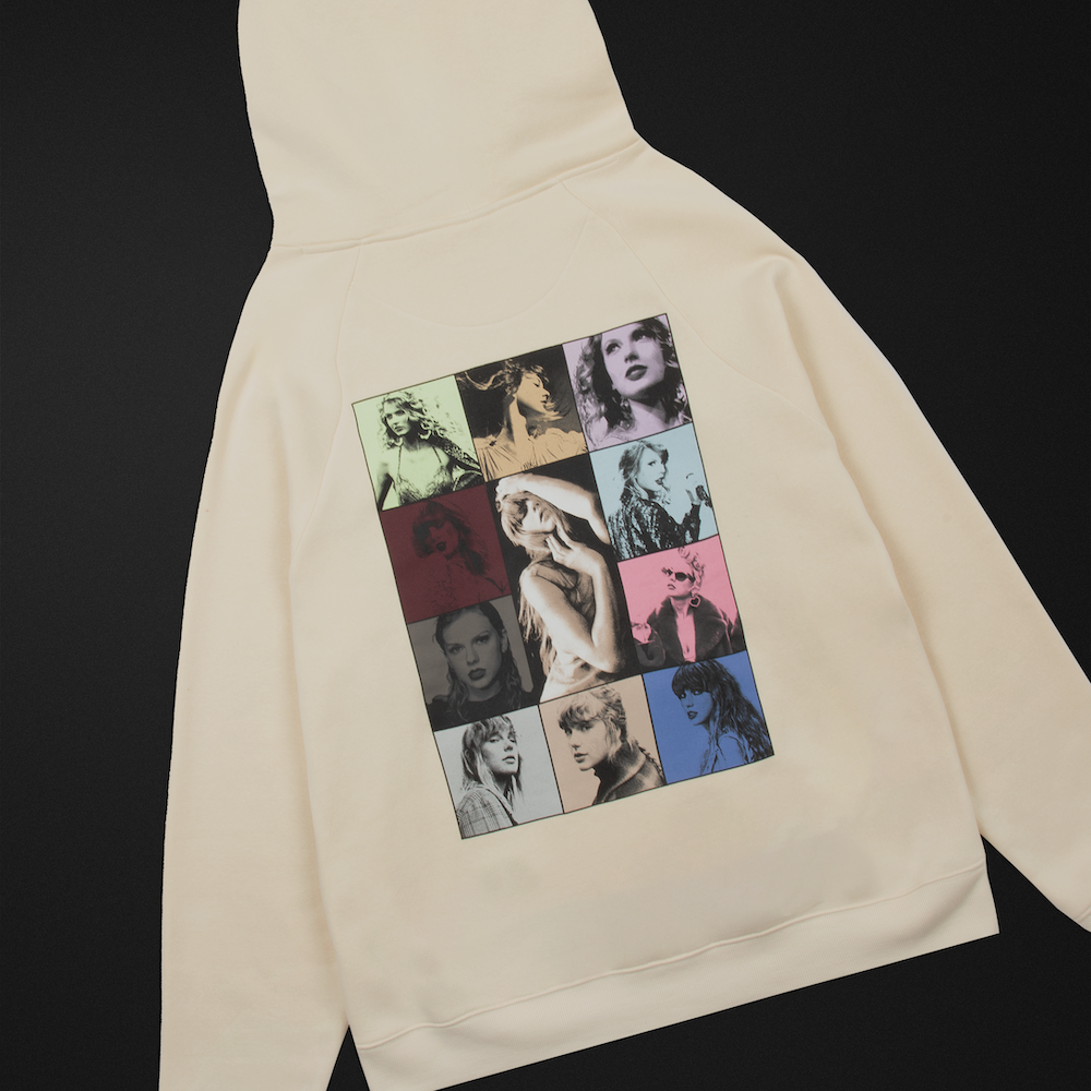 Taylor Swift The Eras II Tour Cream Hoodie