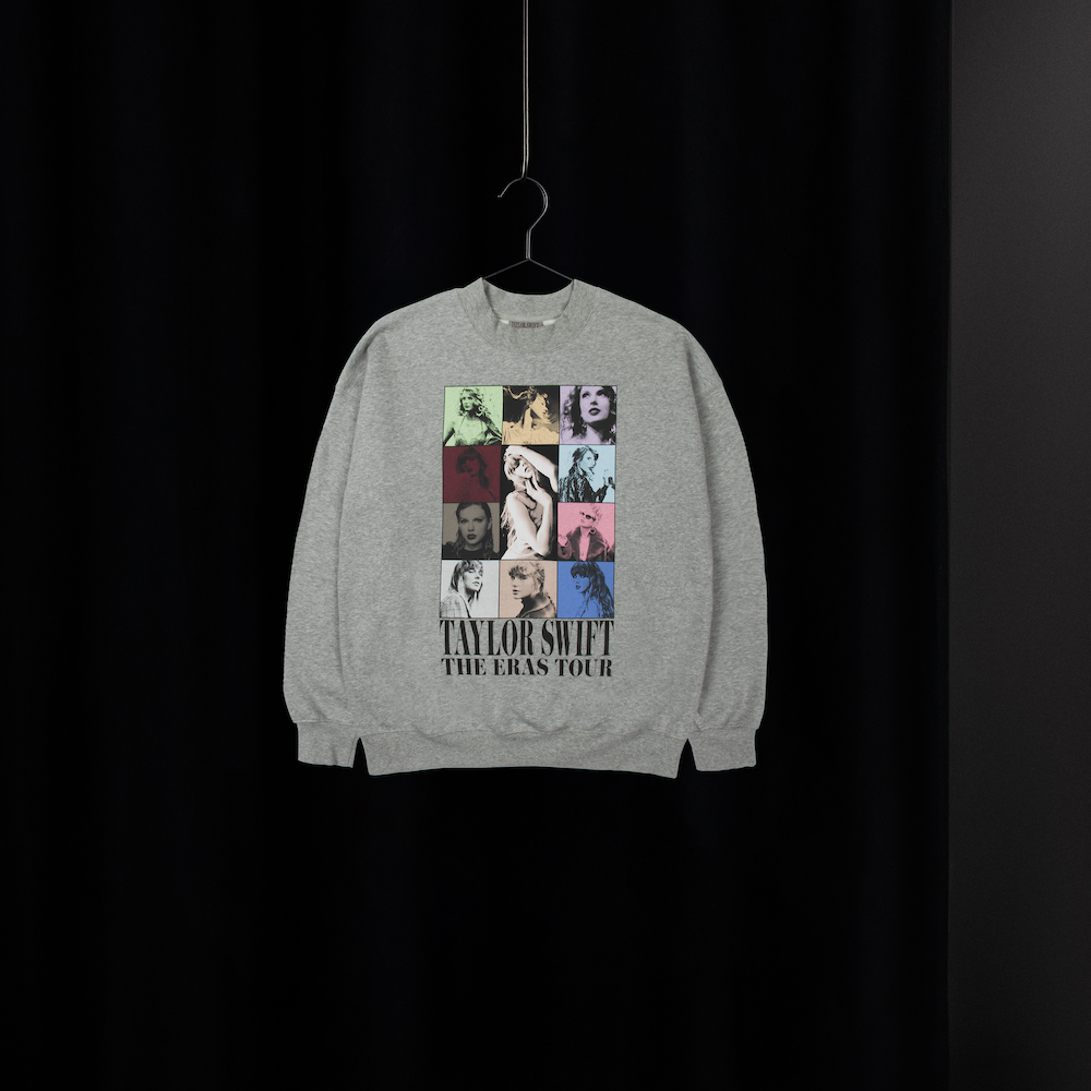 Taylor Swift The Eras II Tour Gray Crewneck
