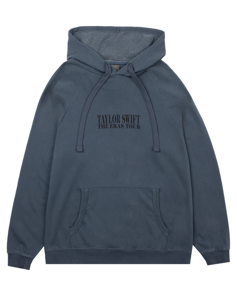 Taylor Swift The Eras II Tour Washed Blue Hoodie front