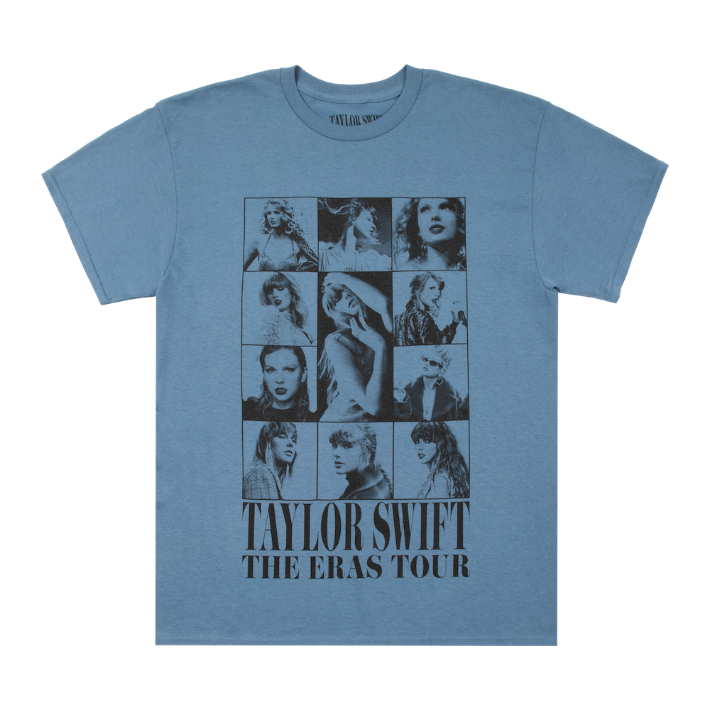 Taylor Swift The Eras Tour Blue T-Shirt | Taylor Swift Official AU 