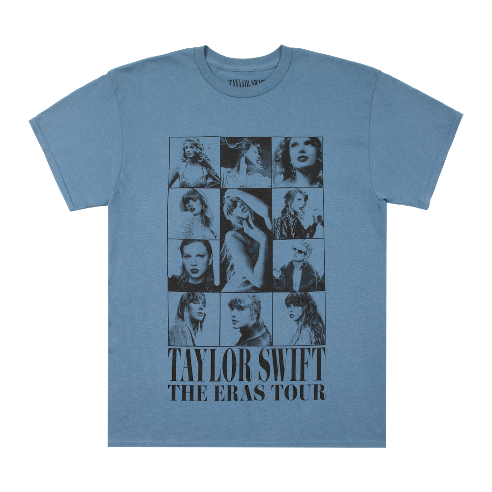 Taylor Swift The Eras Tour Blue T-Shirt Front