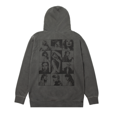 Taylor Swift The Eras Tour Charcoal Hoodie Back