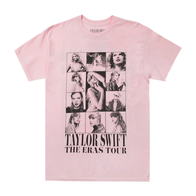 Taylor Swift The Eras Tour Pink T-Shirt front