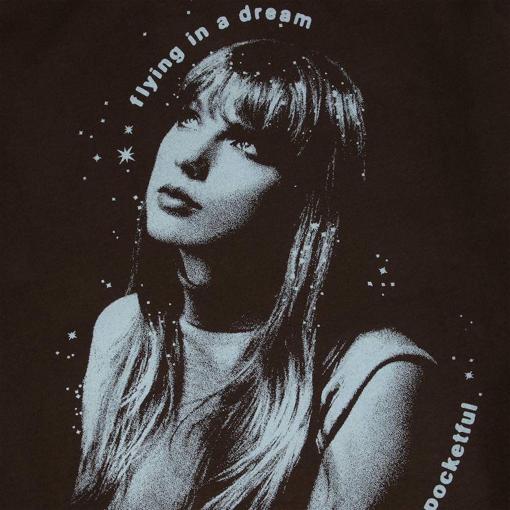 Taylor Swift Midnights Living In A Dream Hoodie Detail