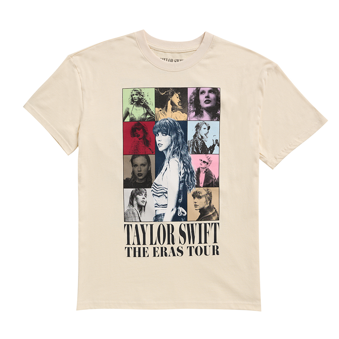 Taylor Swift The Eras International Tour Beige T-Shirt Front