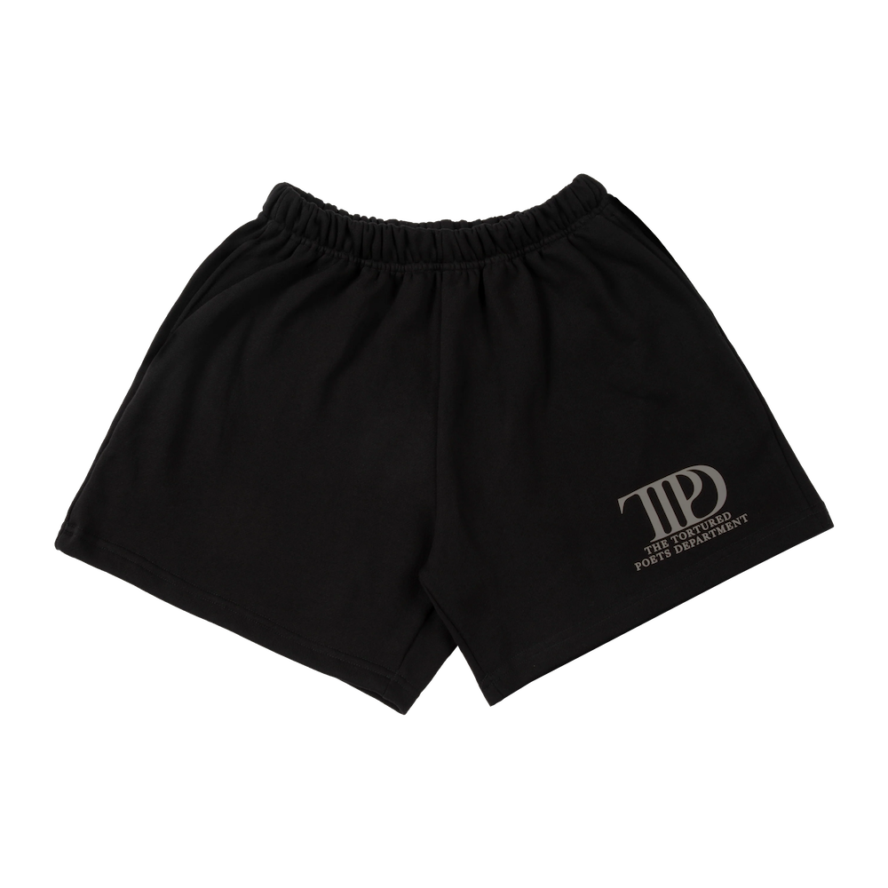 The Tortured Poets Department Black Shorts