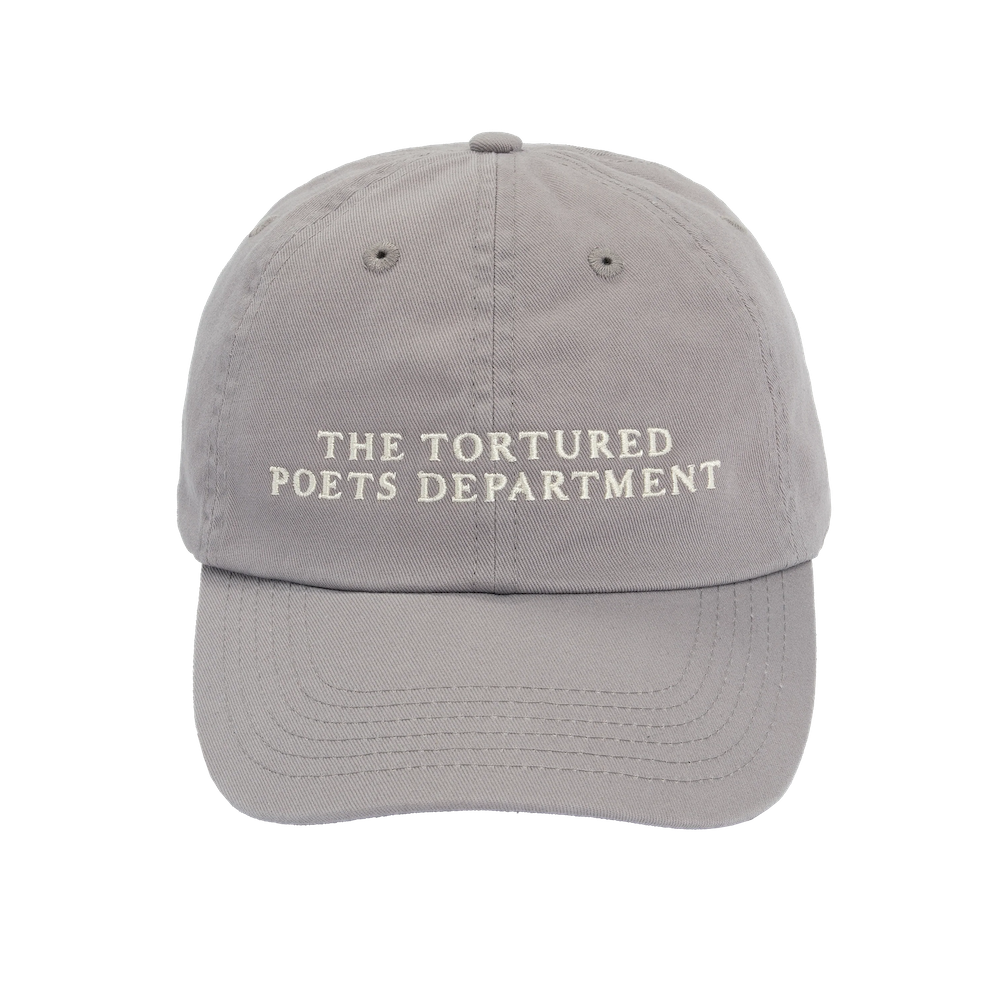 The Tortured Poets Department Gray Dad Hat Front