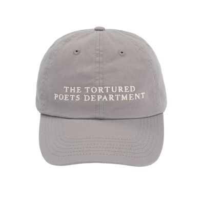 The Tortured Poets Department Gray Dad Hat Front
