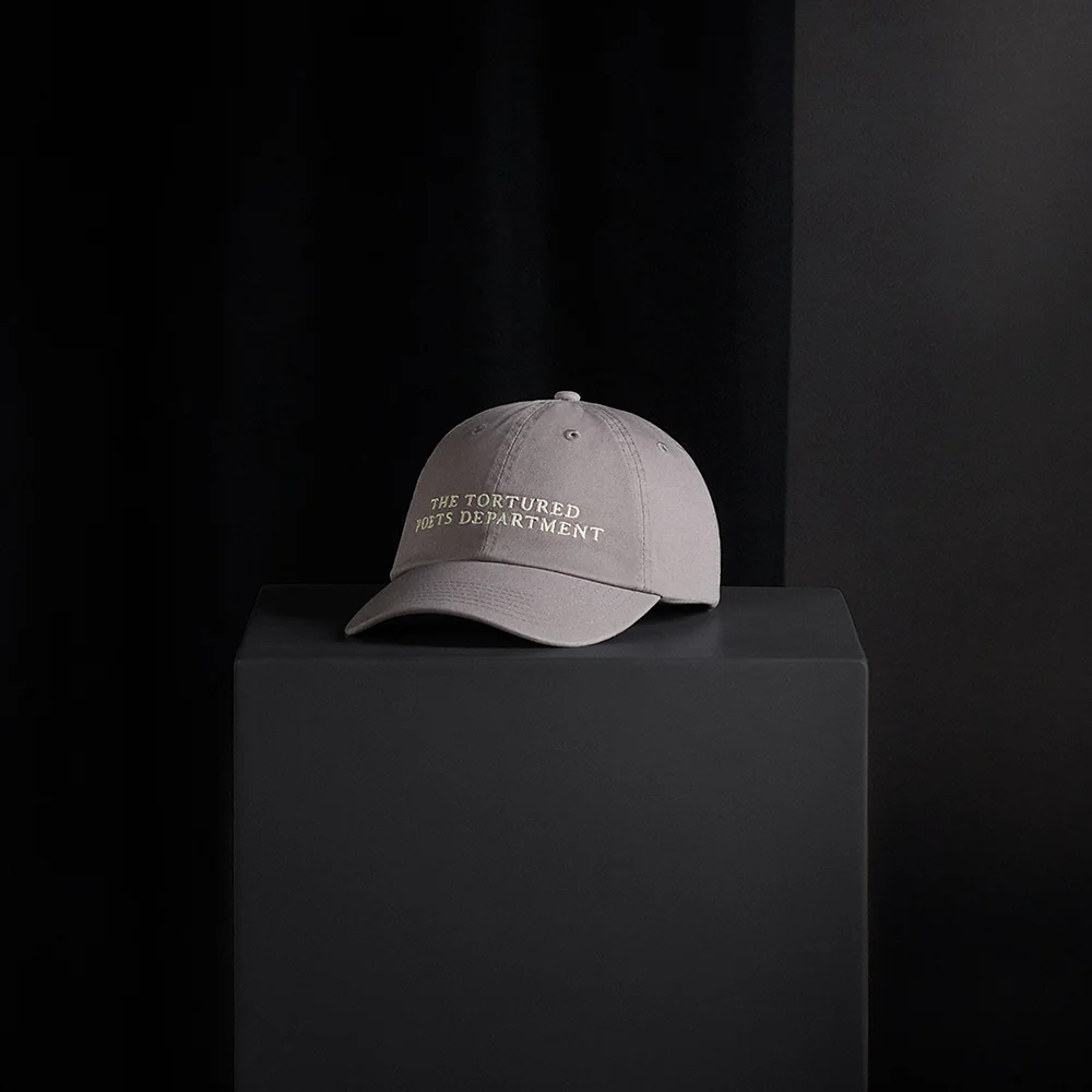 The Tortured Poets Department Gray Dad Hat Lifestyle Front