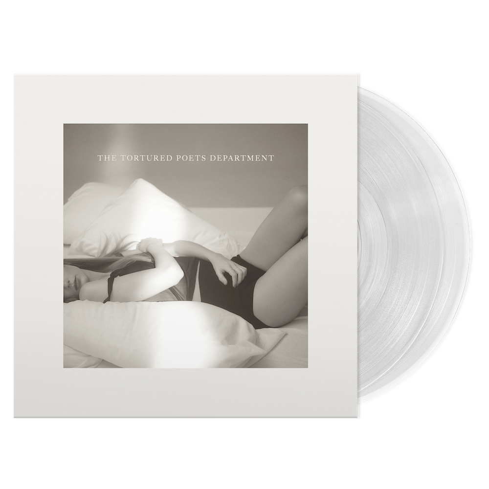 The Tortured Poets Department Phantom Clear Vinyl + Bonus Track “The Manuscript”