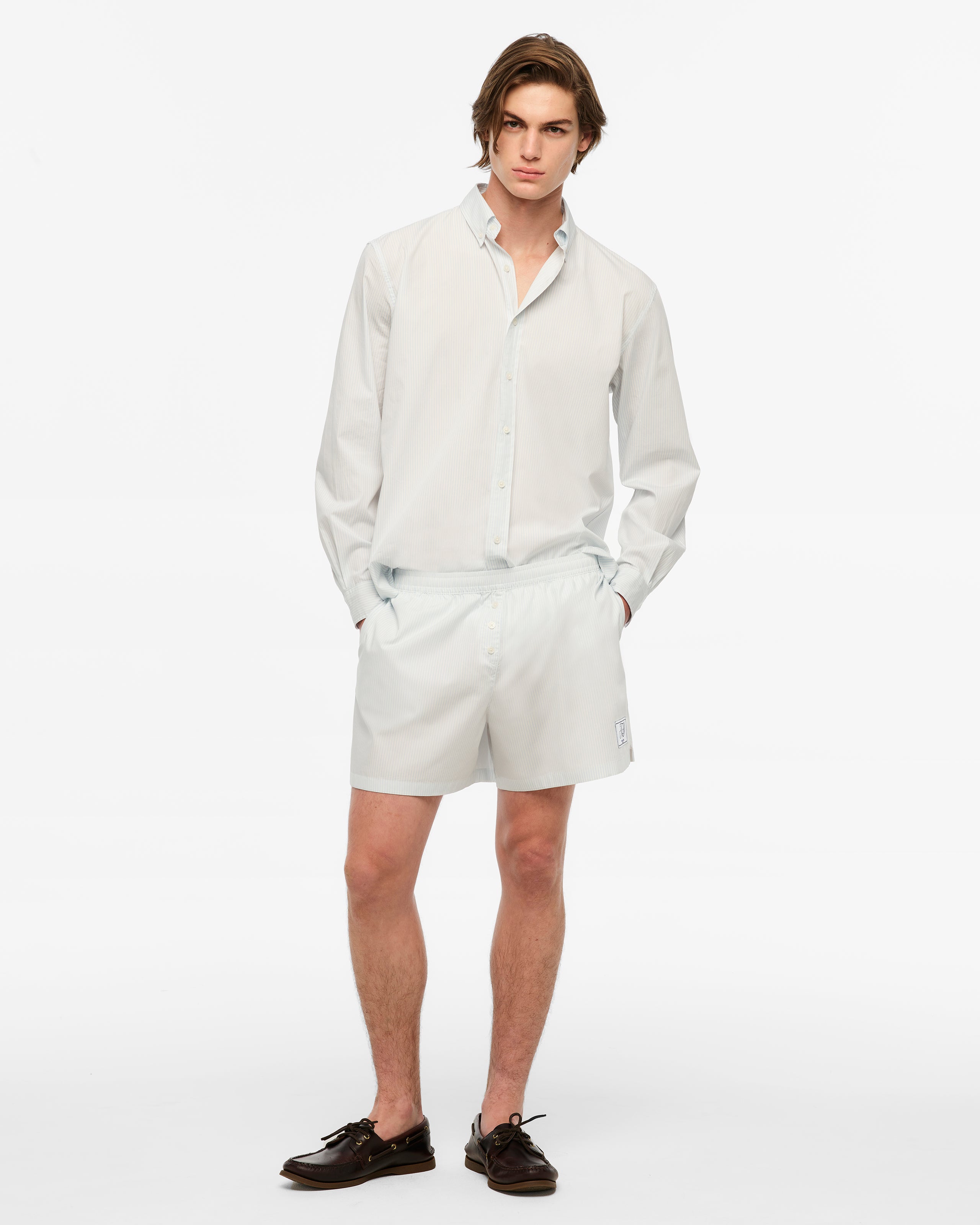 1989 (Taylor’s Version) Blue Stripe Poplin Shorts 1