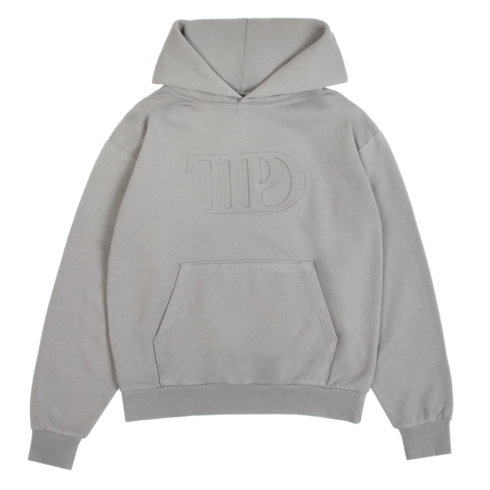 TTPD Gray Embossed Hoodie 1