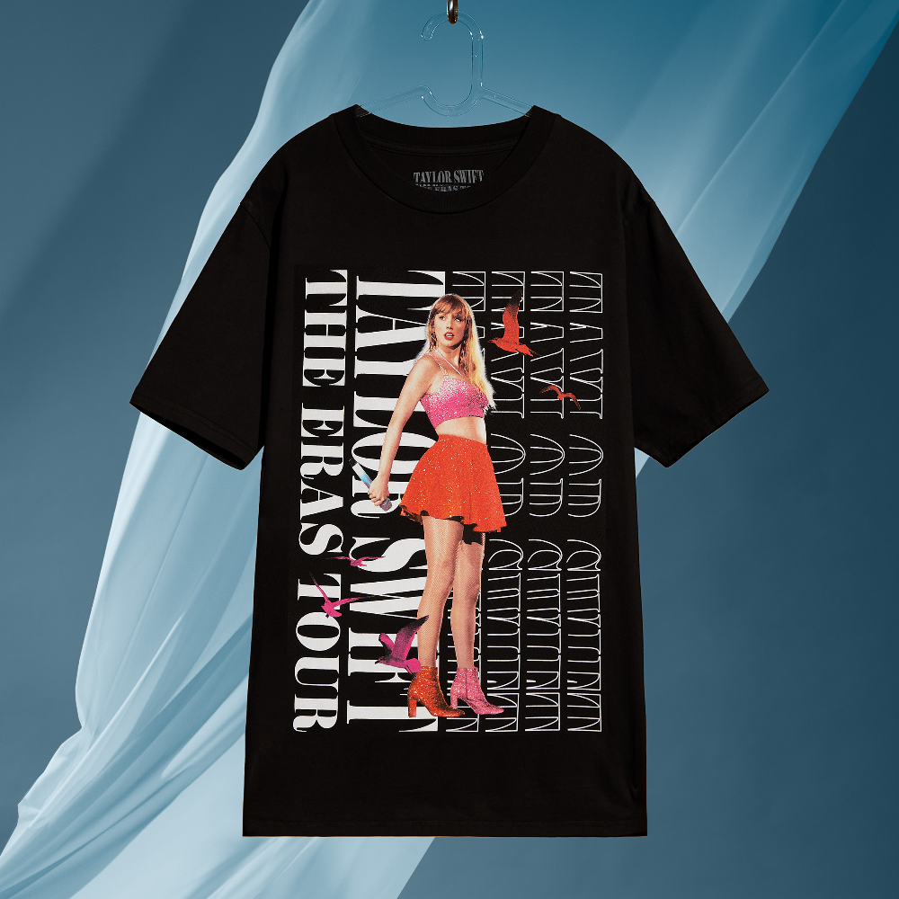 Taylor Swift | The Eras Tour 1989 (Taylor's Version) Live Photo Oversized T-Shirt editorial front