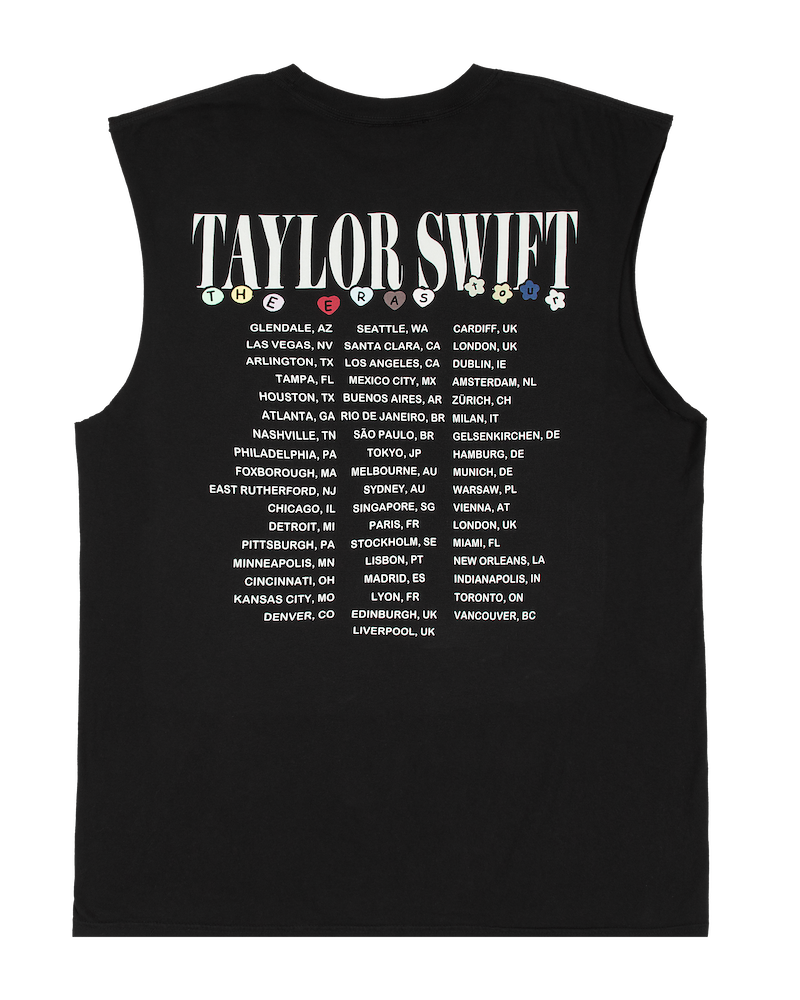 Taylor Swift | The Eras Tour Heart Hands Oversized Muscle Tank back