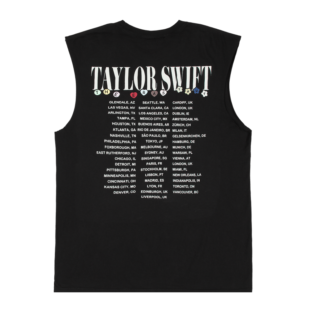 Taylor Swift | The Eras Tour Heart Hands Oversized Muscle Tank back