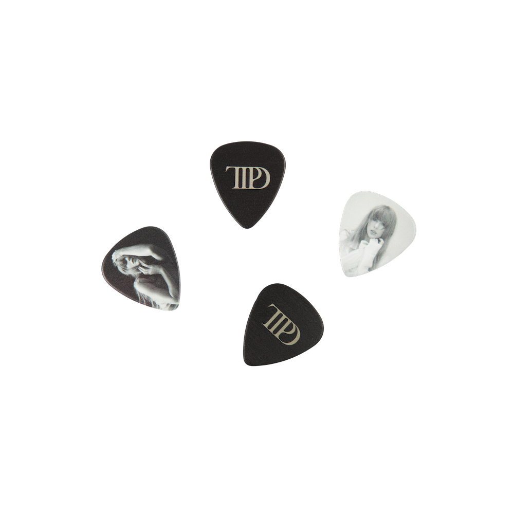 The Tortured Poets Department Guitar Picks Side A