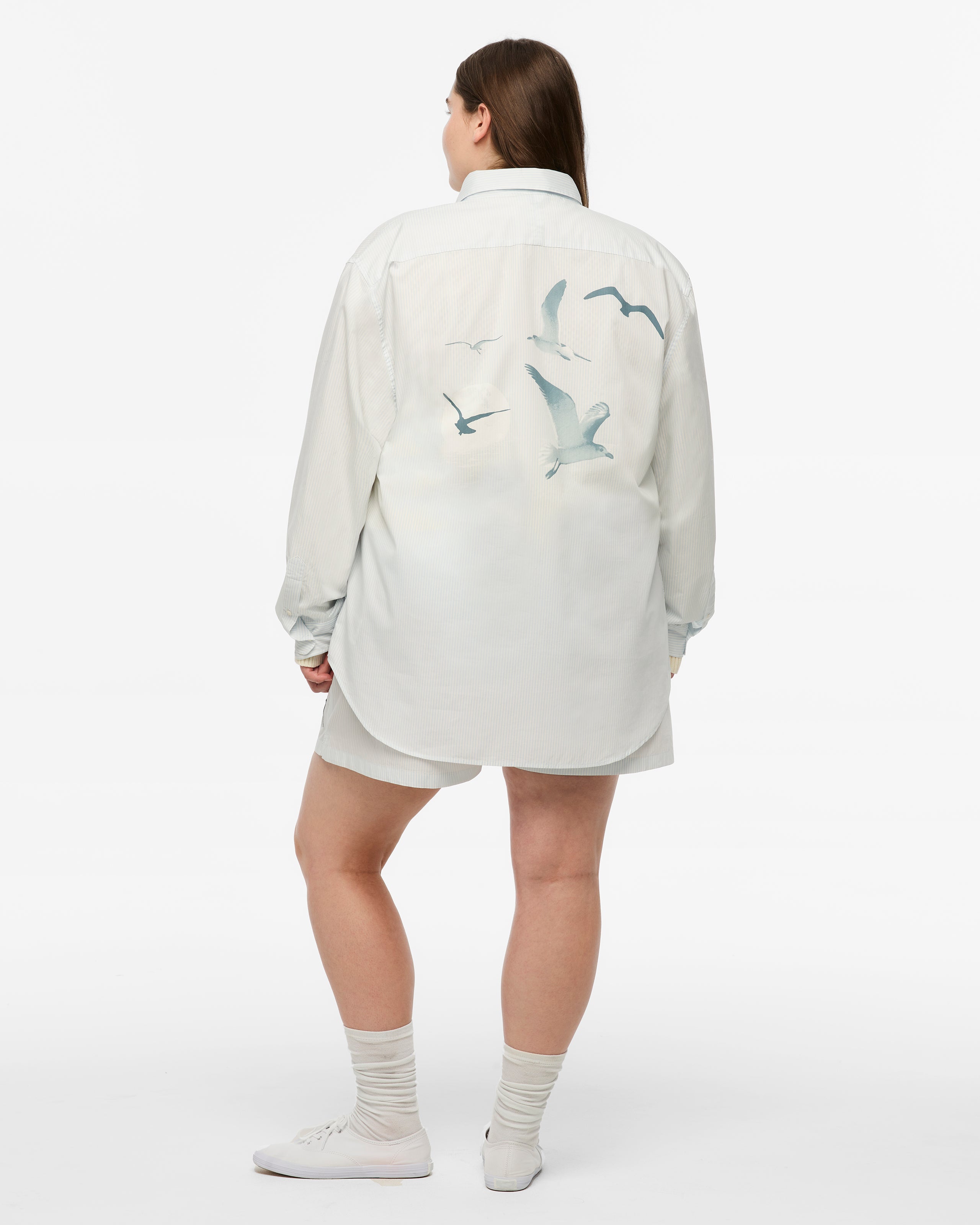 1989 (Taylor’s Version) Seagull Blue Stripe Poplin Shirt 4
