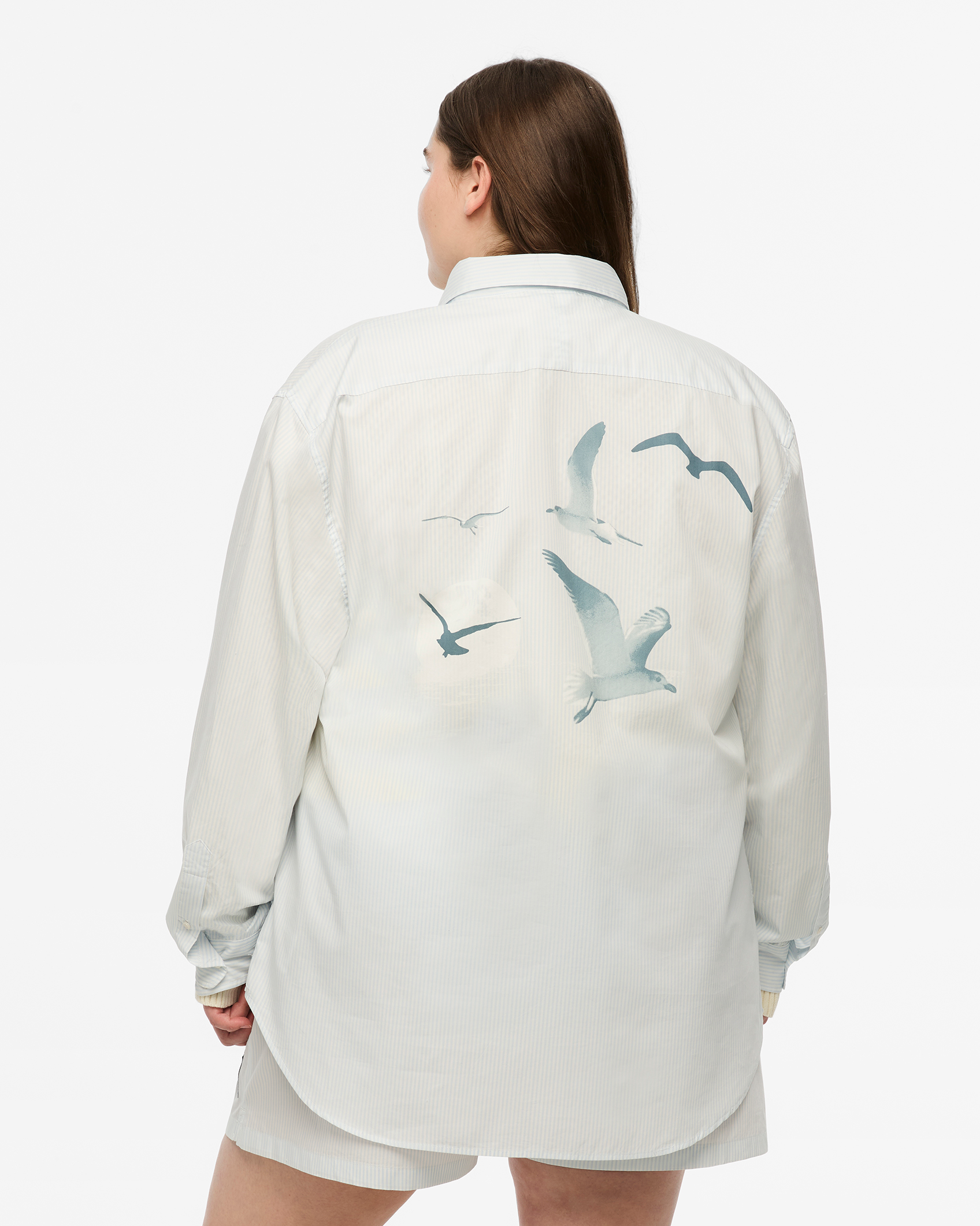 1989 (Taylor’s Version) Seagull Blue Stripe Poplin Shirt 1