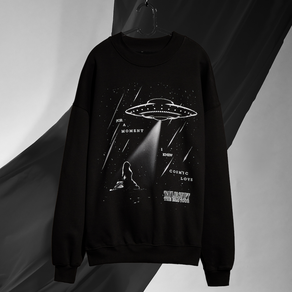 Taylor Swift | The Eras Tour Down Bad Live Photo Oversized Crewneck editorial front