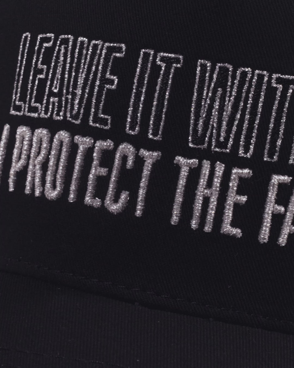 Leave It With Me I Protect The Family Hat gif