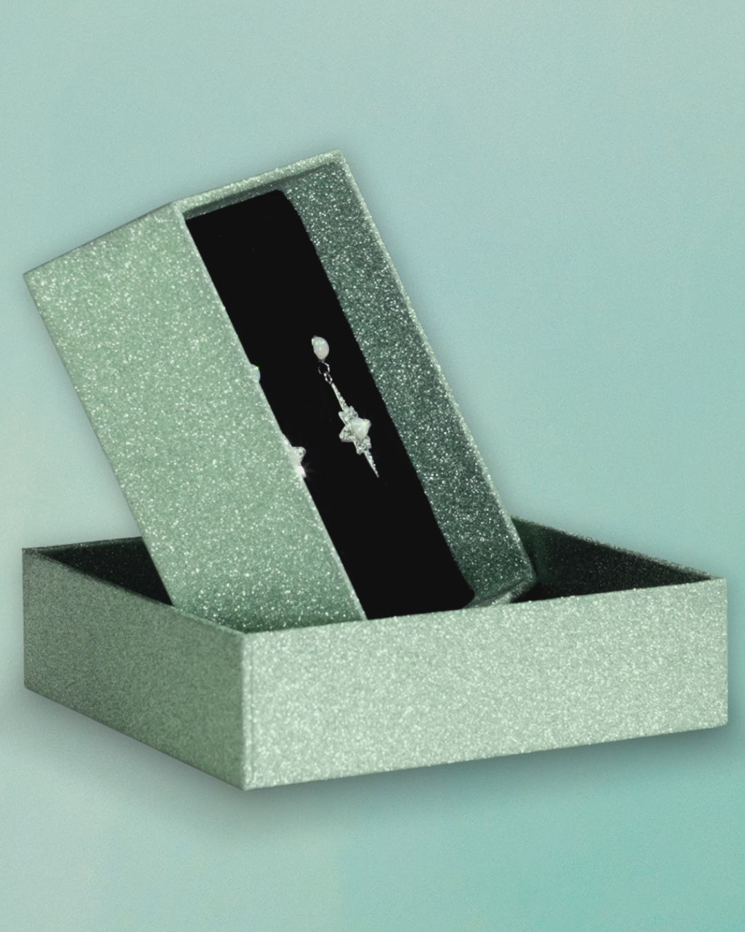 The Life of a Showgirl Opalite Earrings gif