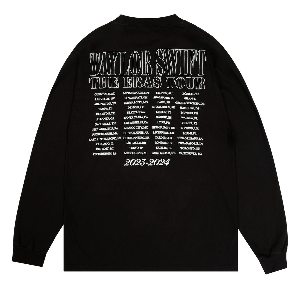 Taylor Swift | The Eras Tour TTPD Live Photo Longsleeve Oversized T-Shirt back