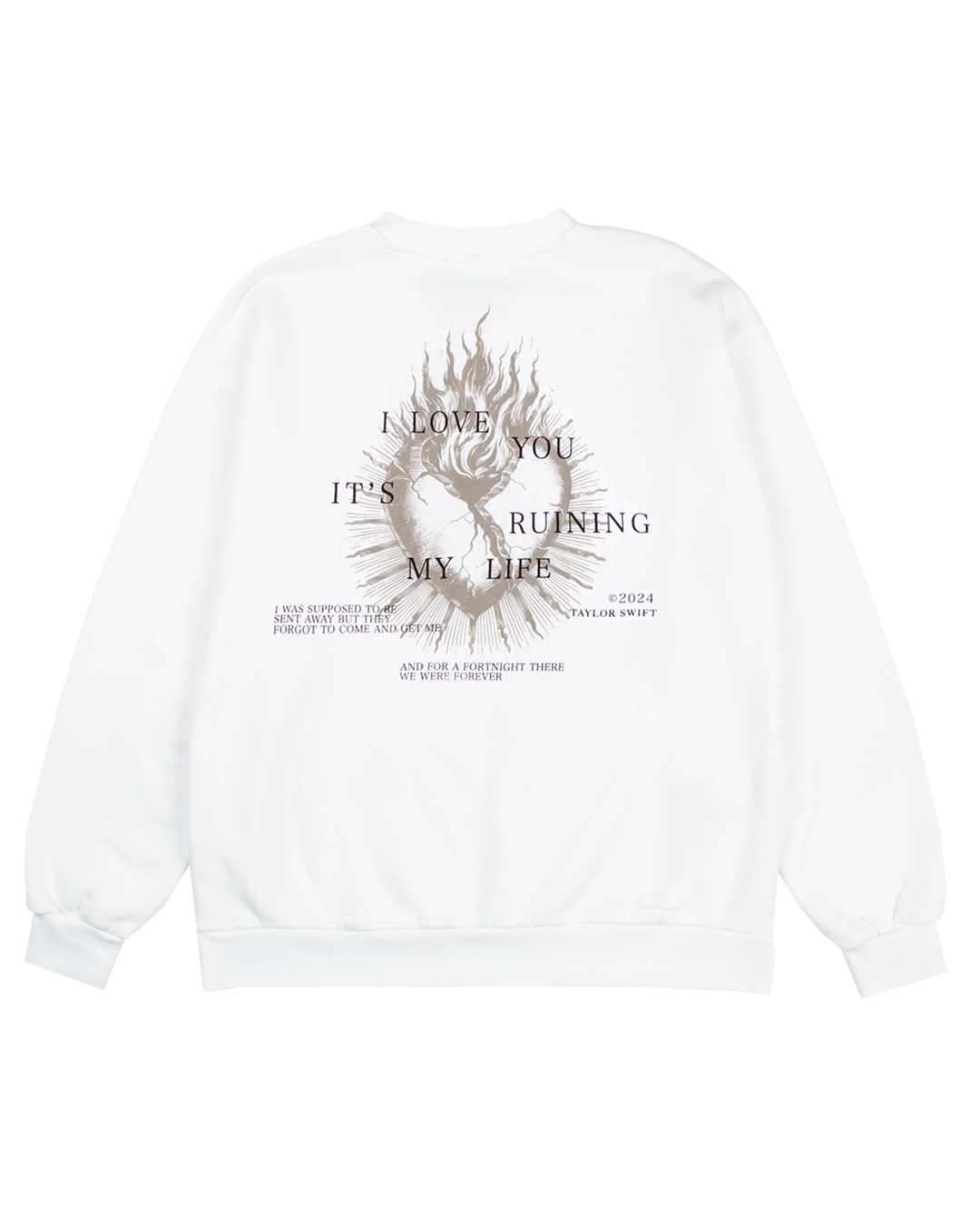 They Forgot To Come And Get Me Crewneck Back