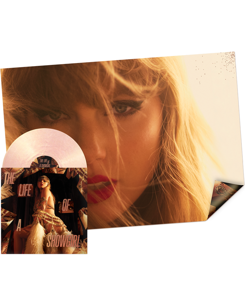 The Life Of A Showgirl: The Crowd Is Your King Edition (Summertime Spritz Pink Shimmer Vinyl) Vinyl + Poster