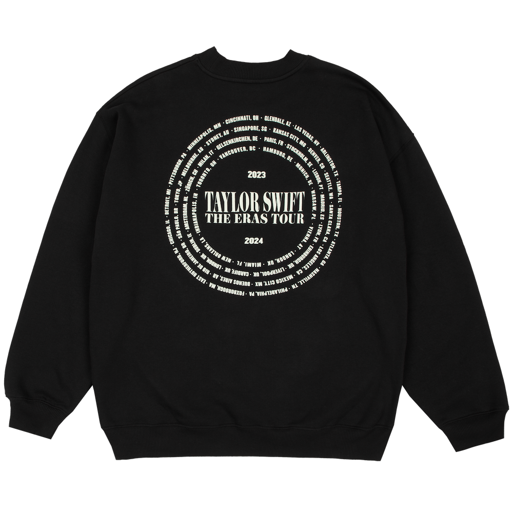 Taylor Swift | The Eras Tour All Too Well Live Photo Oversized Crewneck back