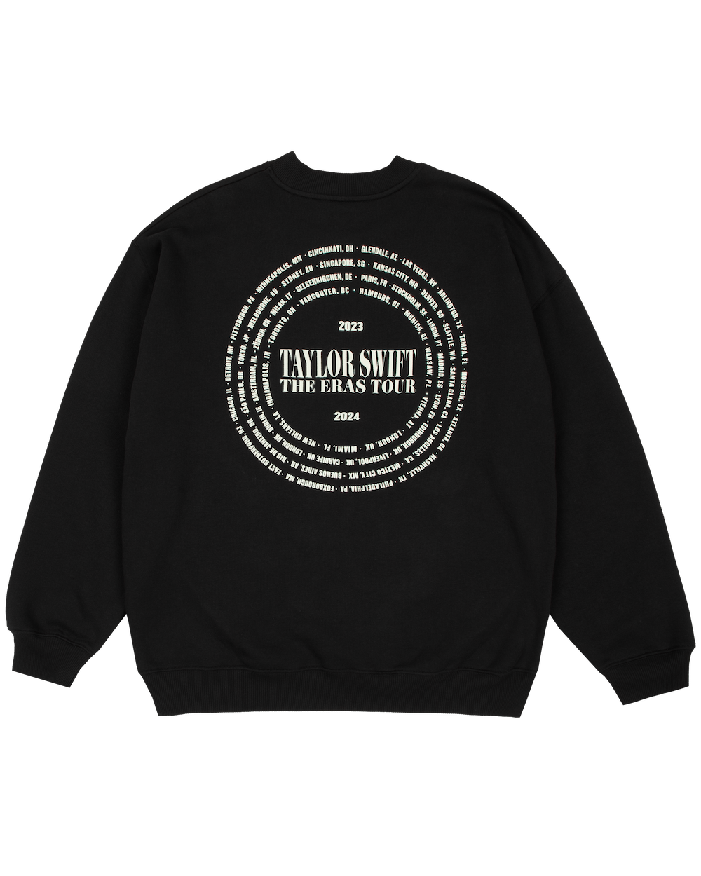 Taylor Swift | The Eras Tour All Too Well Live Photo Oversized Crewneck Back